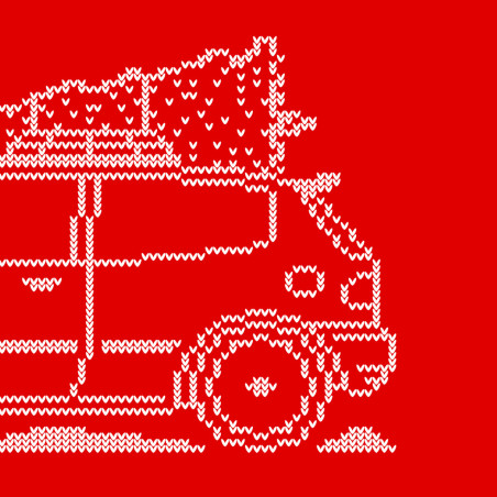 Honda Civic EG/EH Hatch Minimal Christmas Sweater