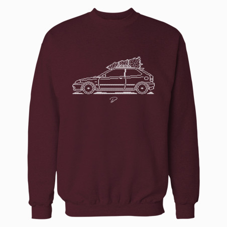 Honda Civic EK Hatch Minimal Christmas Sweater