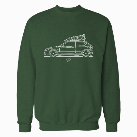 Honda Civic EK Hatch Minimal Christmas Sweater