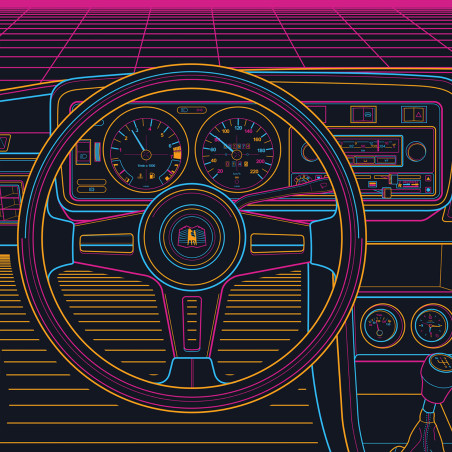 VW Scirocco MK1 Eighties Sunset