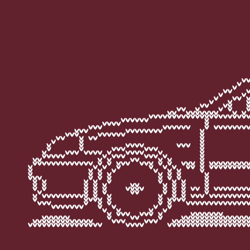 Honda Civic EK Sedan Minimal Christmas Sweater