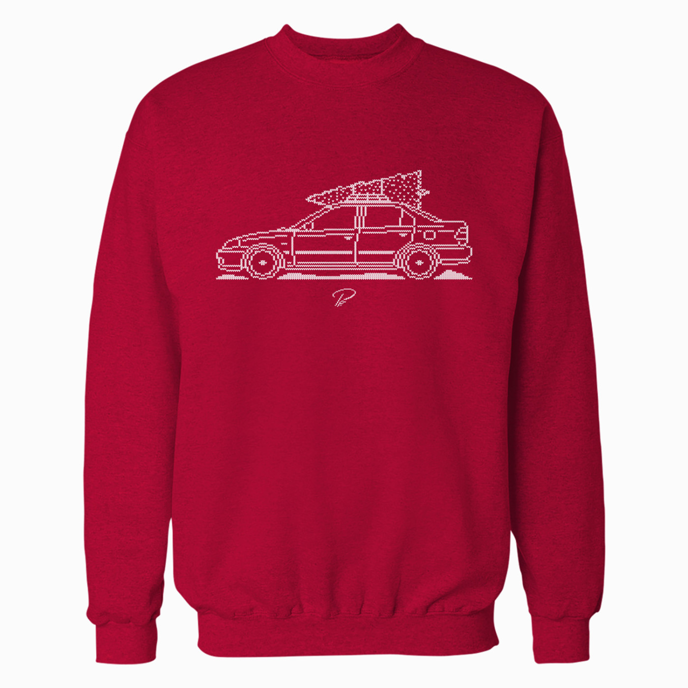 Honda Civic EK Sedan Minimal Christmas Sweater