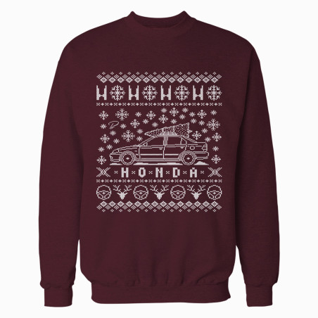 Honda Civic EK Sedan Full Christmas Sweater