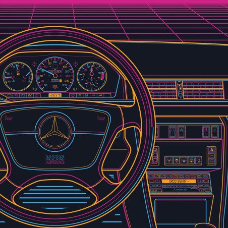 Mercedes-Benz W124 Eighties Sunset