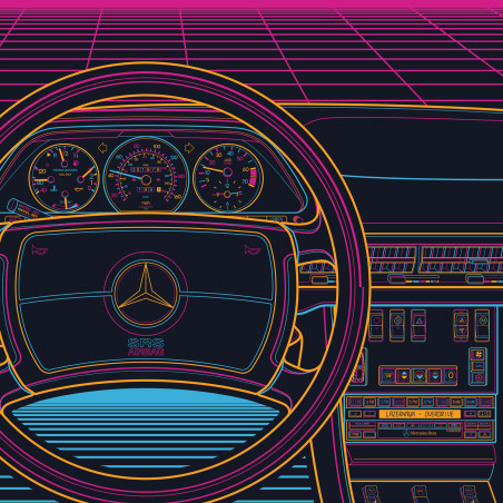 Mercedes-Benz W126 Eighties Sunset
