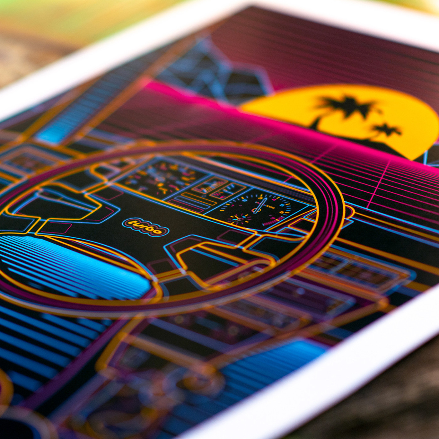 Audi Quattro Eighties Sunset