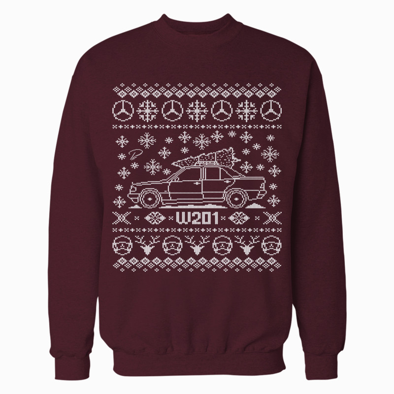 Mercedes-Benz W201 Full Christmas Sweater