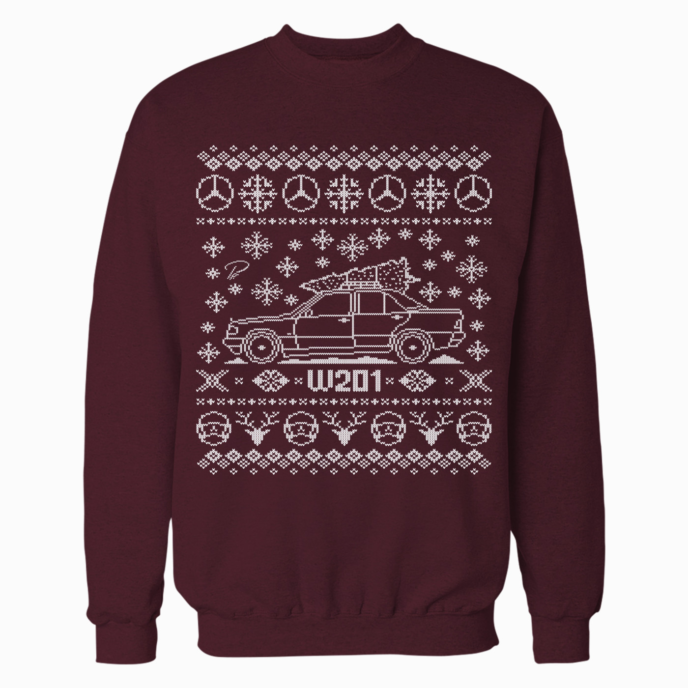 Mercedes-Benz W201 Full Christmas Sweater