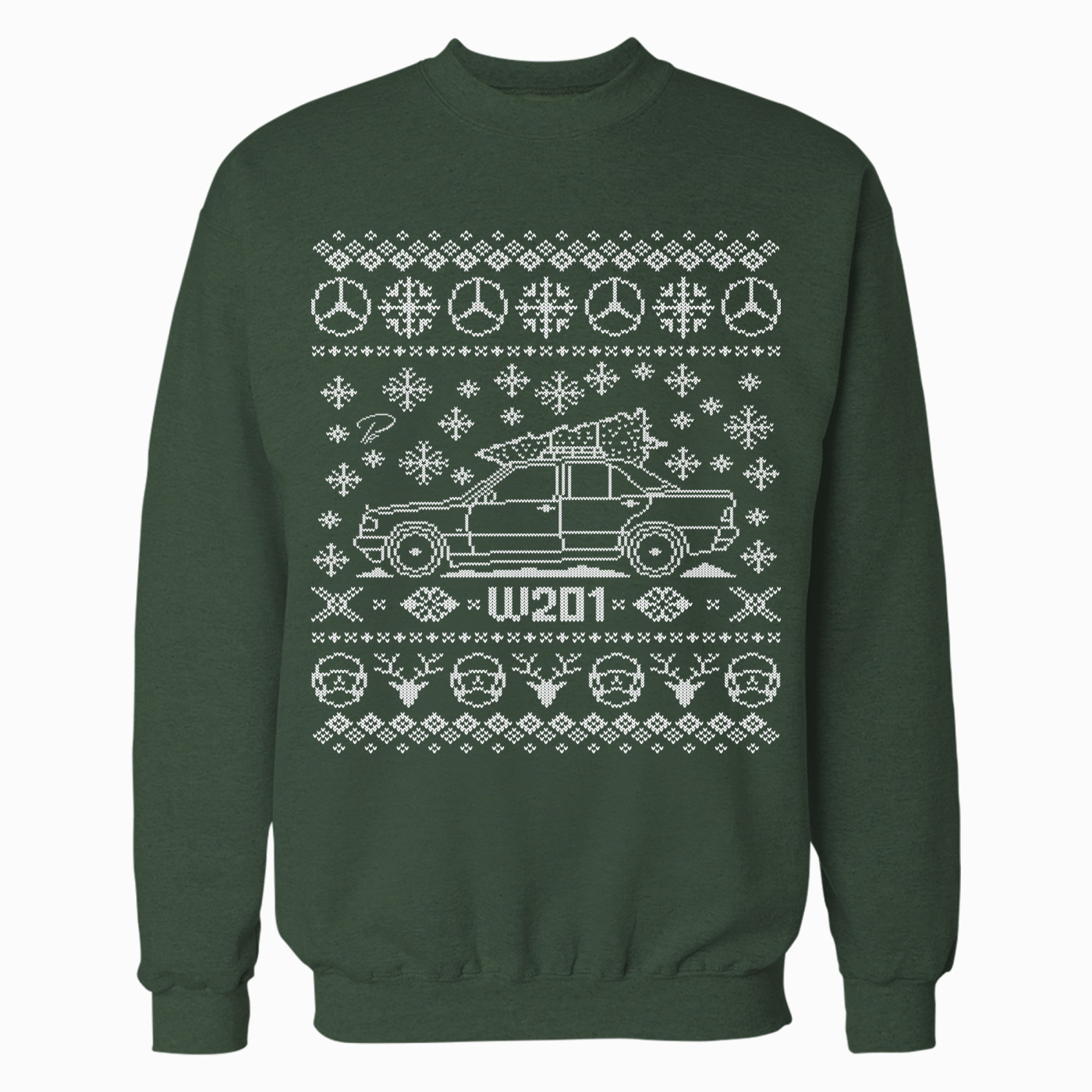 Mercedes-Benz W201 Full Christmas Sweater