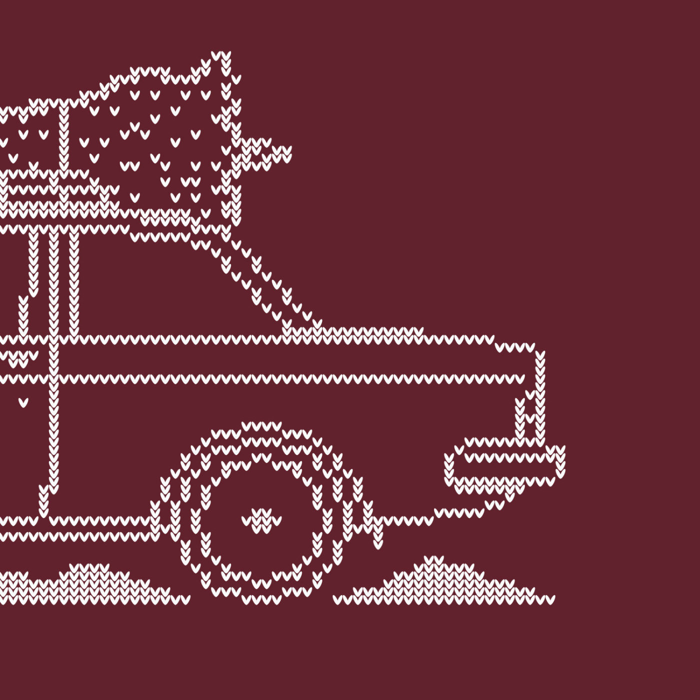 Volvo 242 Full Christmas Sweater