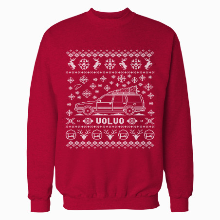 Volvo 740 Wagon Full Christmas Sweater