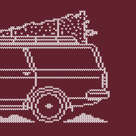 Volvo 240 Wagon Full Christmas Sweater