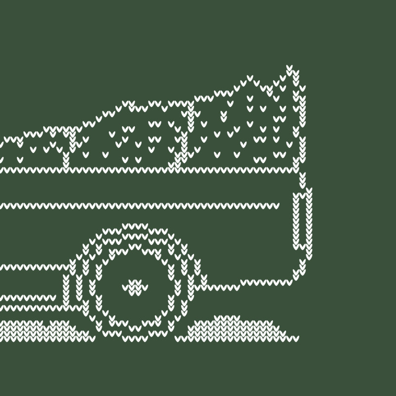 VW Caddy MK1 Minimal Christmas Sweater