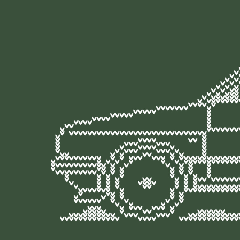 VW MK2 Jetta Minimal Christmas Sweater