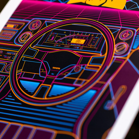 Toyota AE86 Digital Eighties Sunset