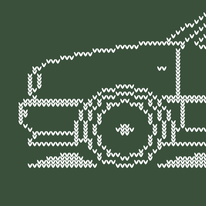 VW MK3 Golf Variant Minimal Christmas Sweater