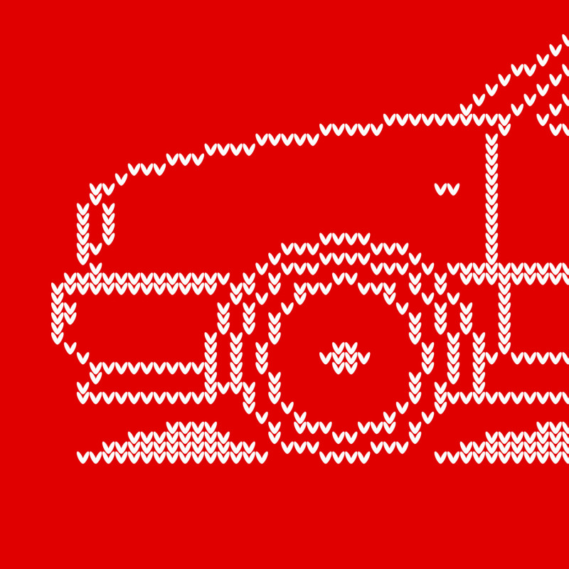 VW MK3 Golf Variant Minimal Christmas Sweater