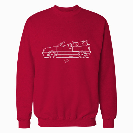 VW MK3 Golf Cabriolet Minimal Christmas Sweater