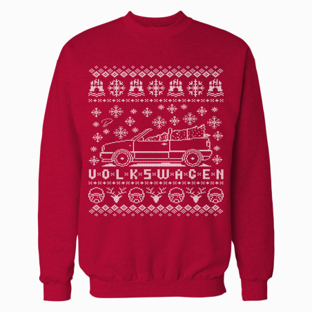 VW MK3 Golf Cabriolet Full Christmas Sweater